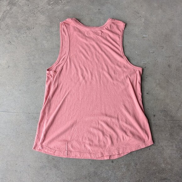 Spiritual Gangster Rose Pink Gold Metallic Graphic Muscle Tank small - Picture 5 of 5